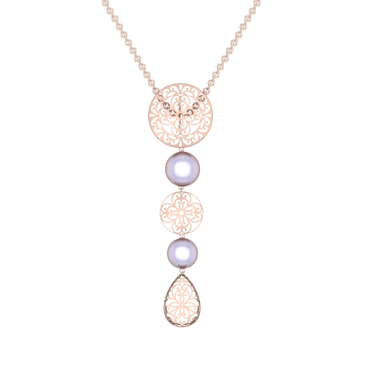  Amina rose South Sea Pearl Gold Pendant Designs For Female