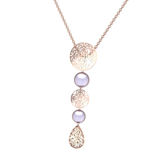  Amina rose South Sea Pearl Gold Pendant Designs For Female