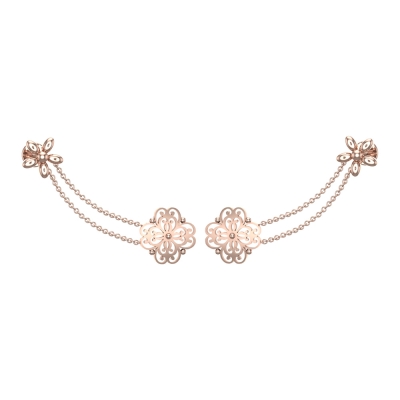 Anisha Gold Earrings Design for daily use  