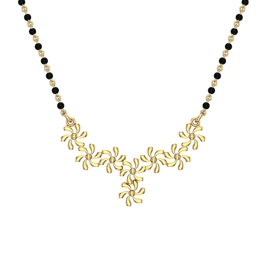 Anisa Mangalsutra Designs in Gold