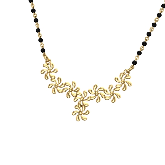 Anisa Mangalsutra Designs in Gold