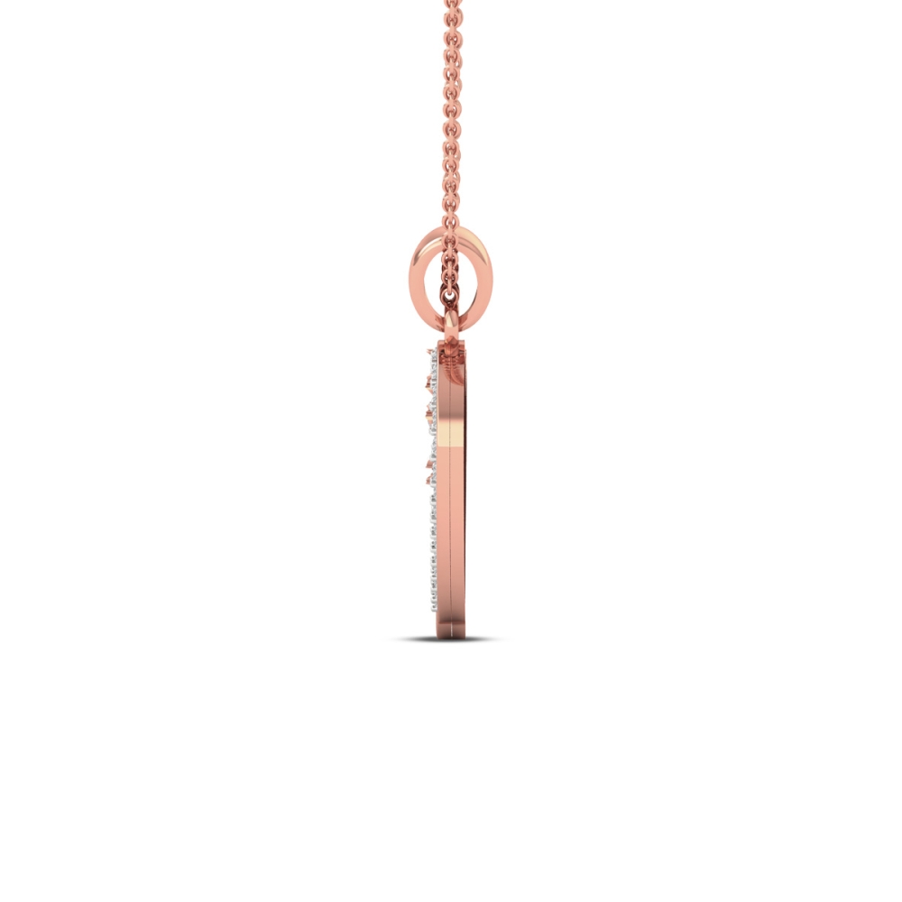 Aarohi Floral Diamond Pendant