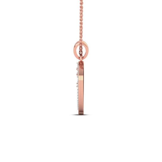 Aarohi Floral Diamond Pendant