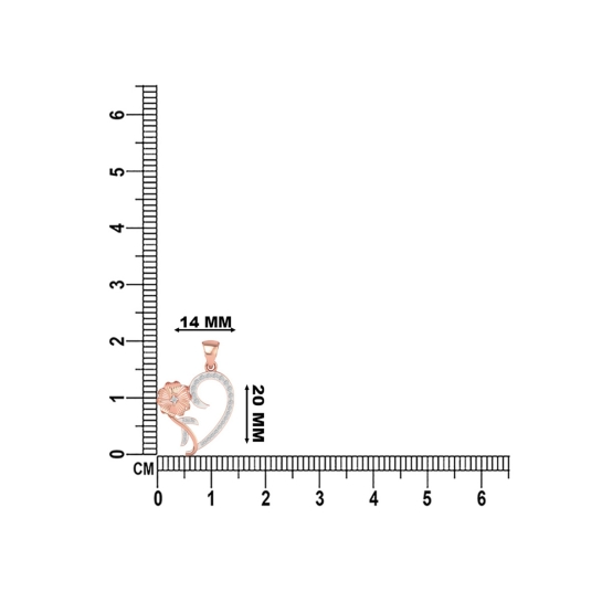 Aarohi Floral Diamond Pendant