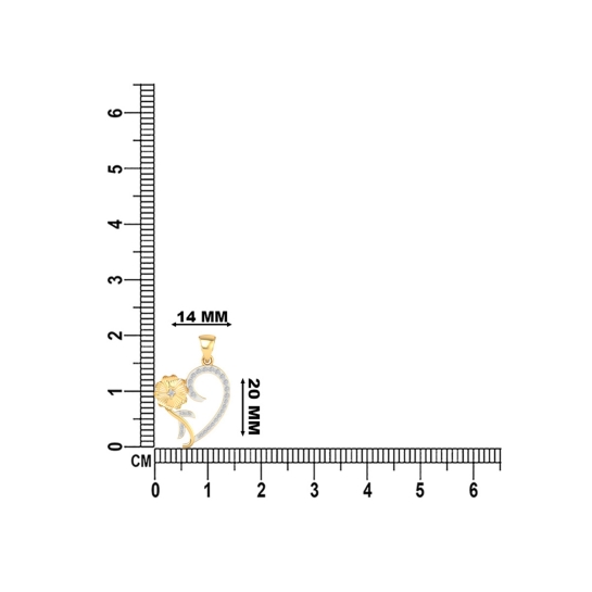 Aarohi Floral Diamond Pendant