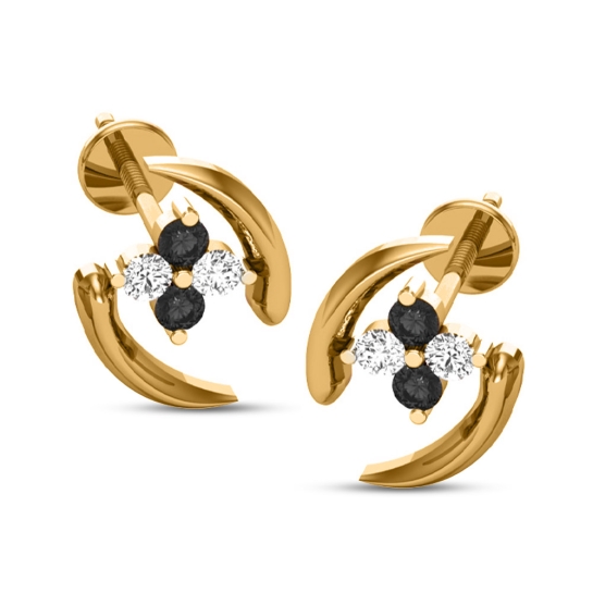 Delaney Black Diamond Earring