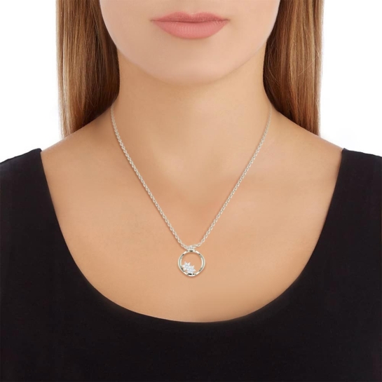 Isabela Initial Diamond Pendant