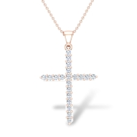 Alaia Jesus Diamond Pendant