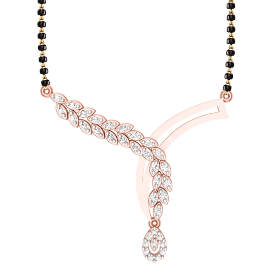 Alayah Gold and Diamond Mangalsutra