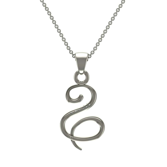 Clarke Initial Diamond Pendant