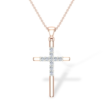 Aleena Jesus  Diamond Pendant