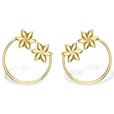 Alisha Gold Earrings Design for daily use