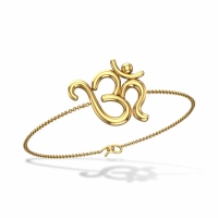 Almyra Om Initial Chain Rakhi