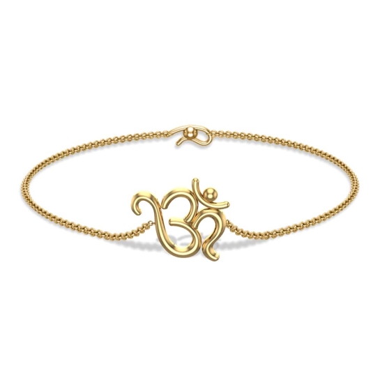 Almyra Om Initial Chain Rakhi