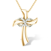 Amara Jesus  Diamond Pendant