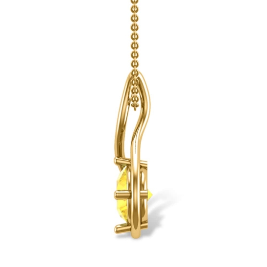 Kenji Citrine Gold  Pendant Designs For Female