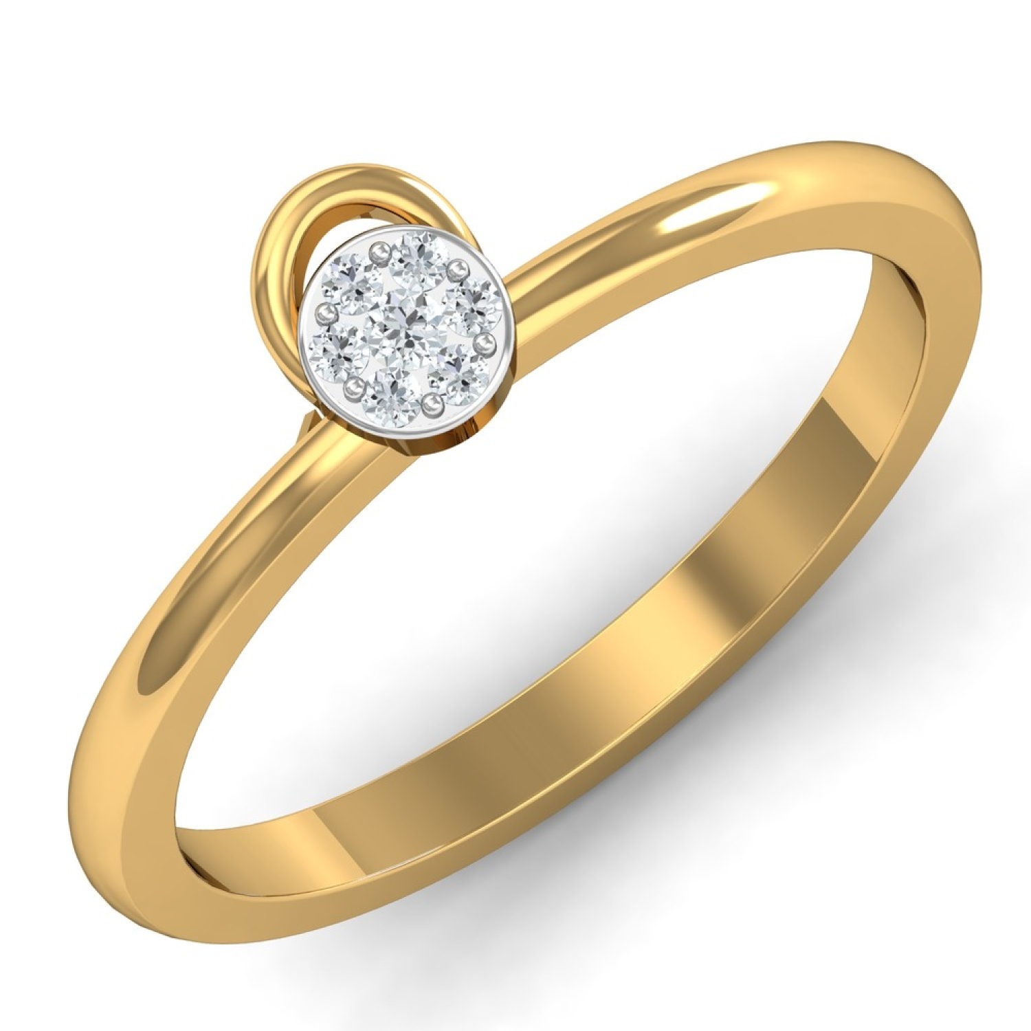 Joana Lab Grown Diamond Ring -14K White Gold, Hidden Halo, 3 Carat, – Best  Brilliance
