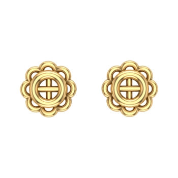 Amisha Gold Stud Ear…