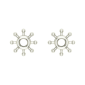 Amita Gold Stud Earr…