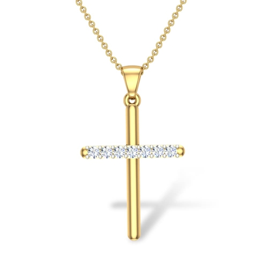 Amy Jesus Diamond Pendant