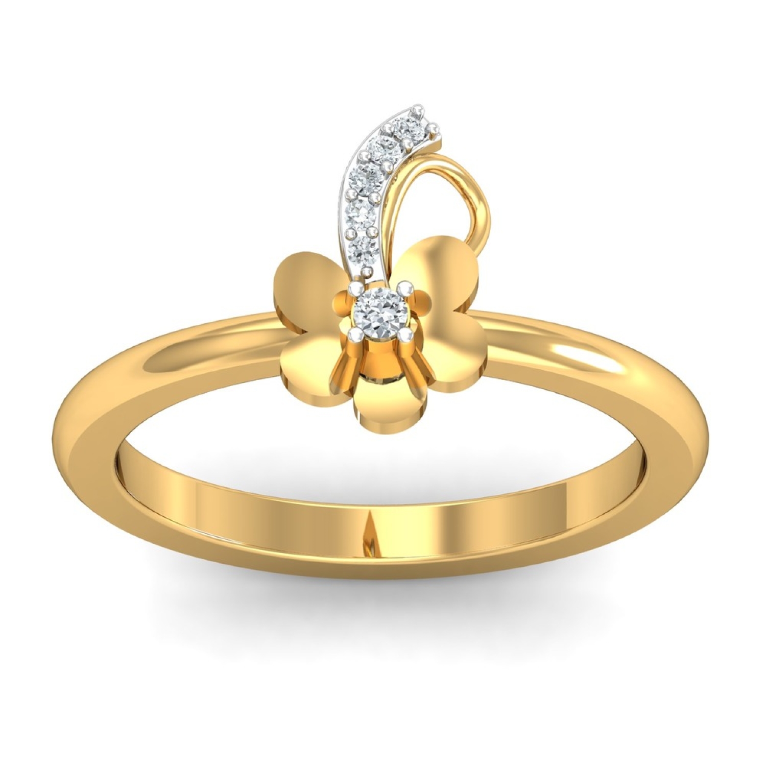 Verity Scatter Diamond Ring | Caitlyn Minimalist