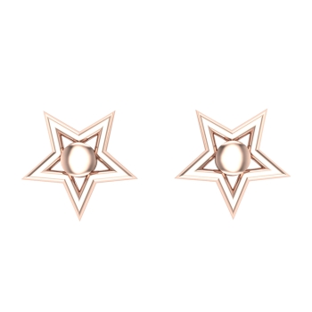 Anandi Gold Stud Ear…