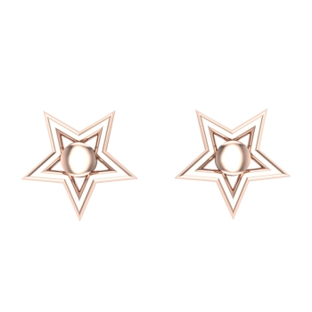 Anandi Gold Stud Ear…