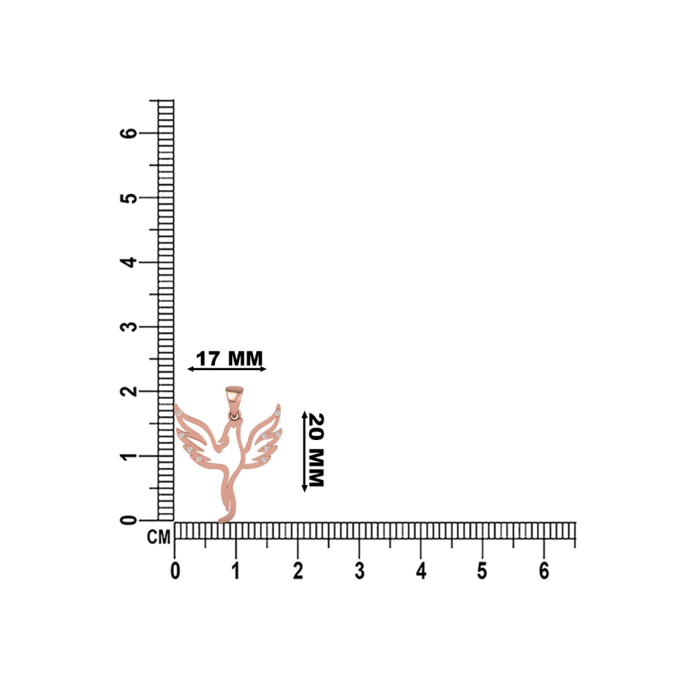 Angel Wings Diamond Pendant