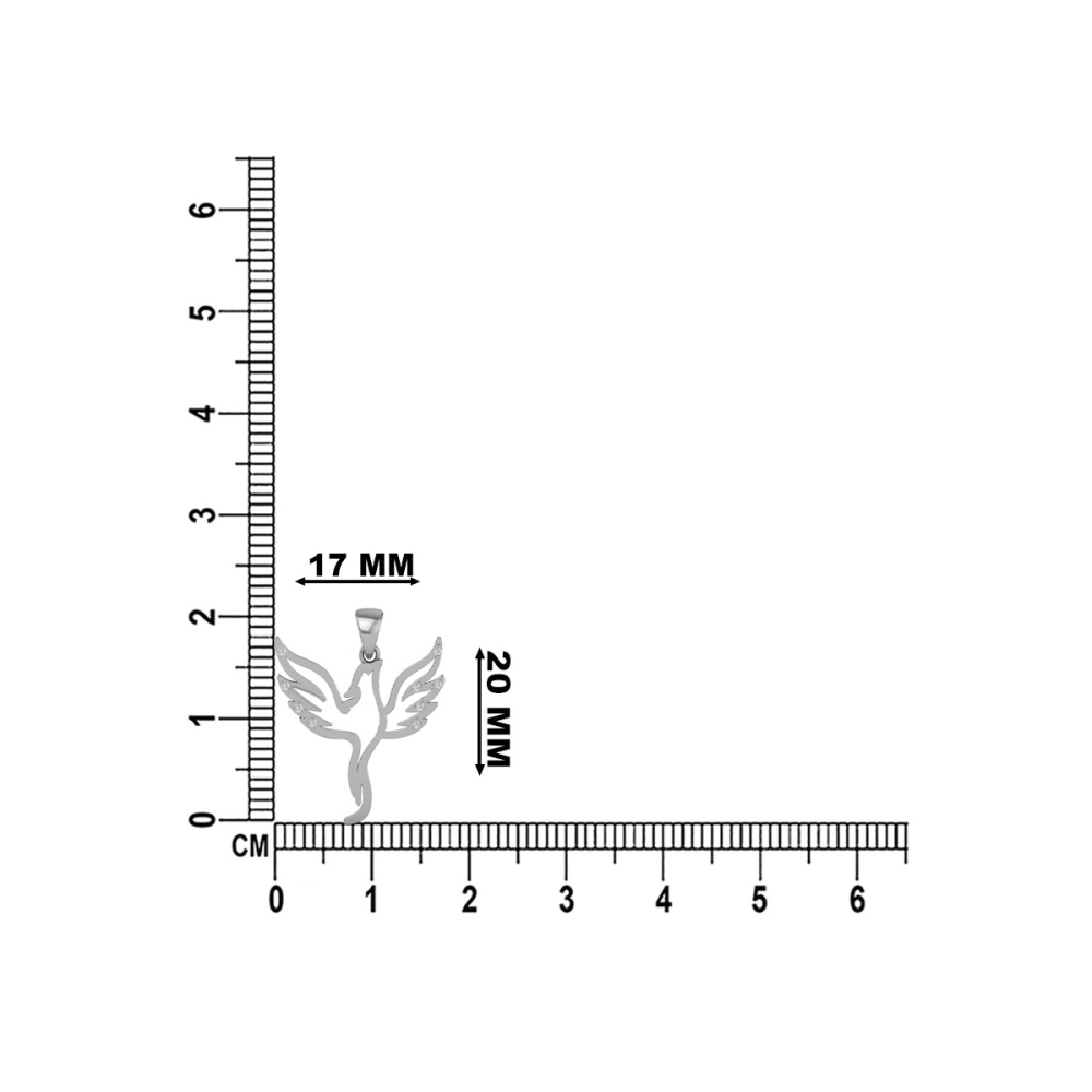 Angel Wings Diamond Pendant