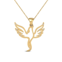 Angel Wings Diamond Pendant
