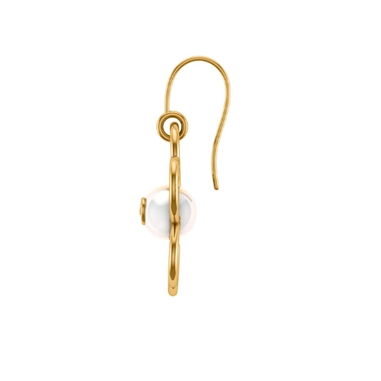 Angela  Gold Drop Earrings Design for daily use