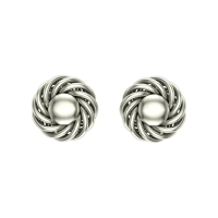 Anjali Gold Stud Earrings Design for daily use