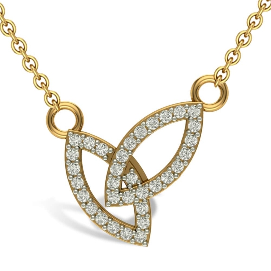 Anshu 18kt Gold and Diamond  Pendant