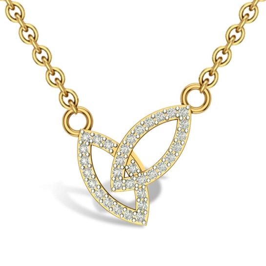 Anshu 18kt Gold and Diamond  Pendant