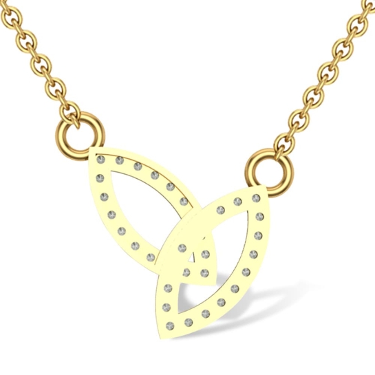 Anshu 18kt Gold and Diamond  Pendant