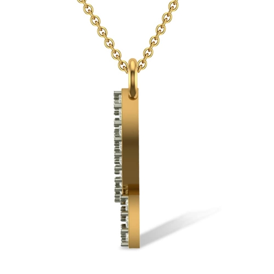 Anshu 18kt Gold and Diamond  Pendant