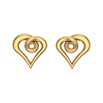Aria Gold Studs Earr…