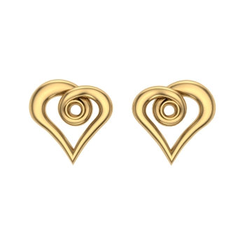 Aria Gold Studs Earr…