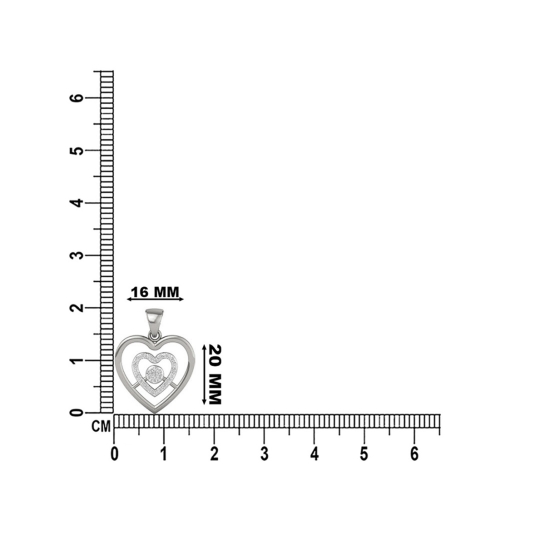 18K/14K Heart of Hearts Pendant For Women