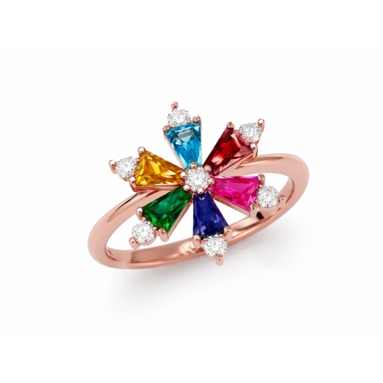 Aarti Gold and Diamond Ring