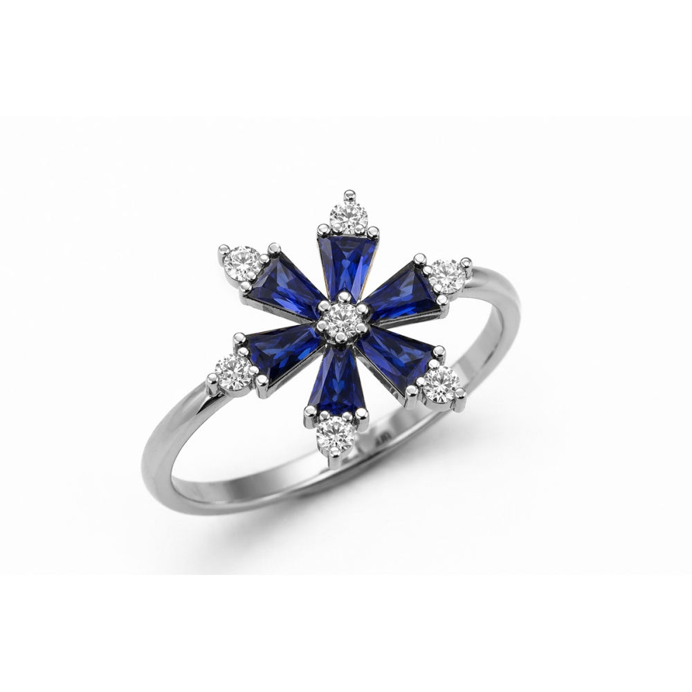 Anaya Gold and Diamond Ring
