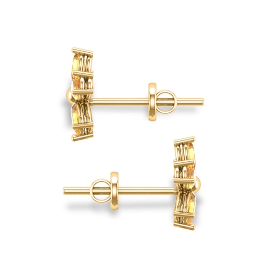 Milan Gold Earrings Design for daily use 