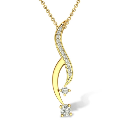 Sloan 18kt Gold and Diamond Pendant 