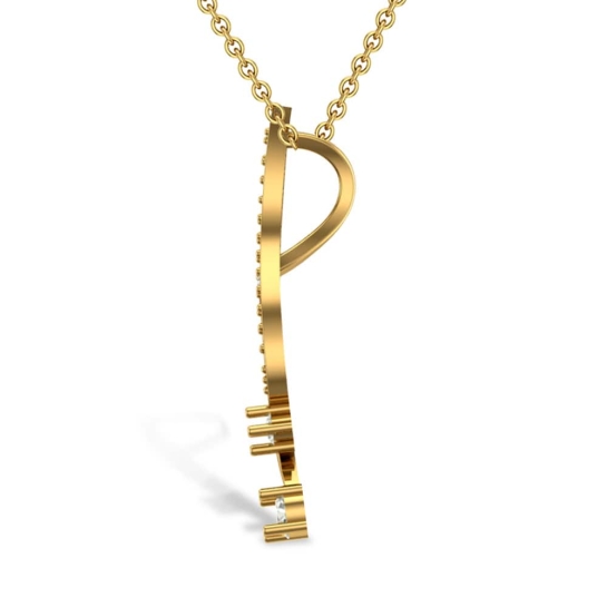 Sloan 18kt Gold and Diamond Pendant 