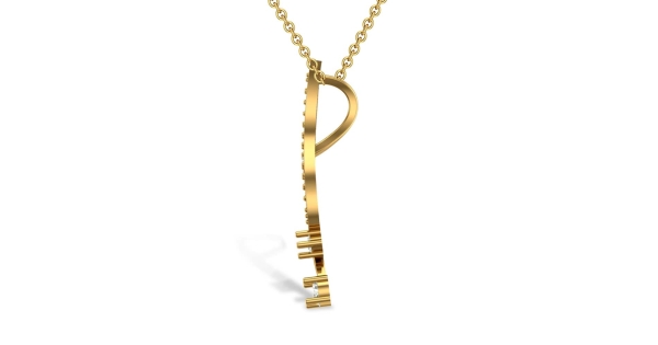 Ashu 18kt Gold and Diamond Pendant 