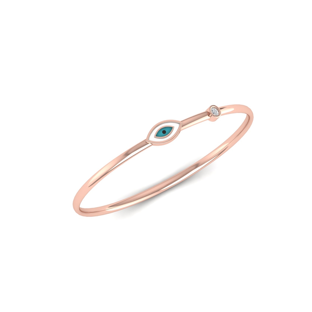 Aurelia Evil Eye Charm Bangle