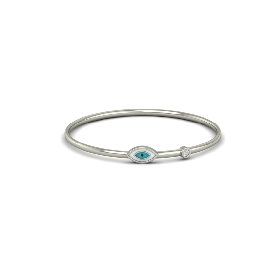 Aurelia Evil Eye Charm Bangle