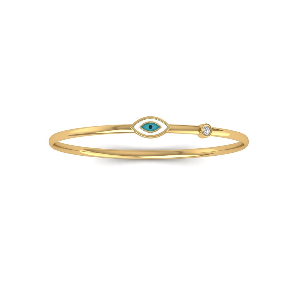 Aurelia Evil Eye Charm Bangle