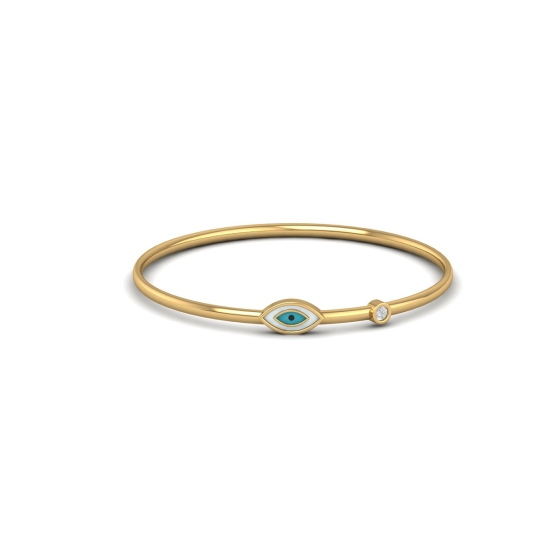 Aurelia Evil Eye Charm Bangle