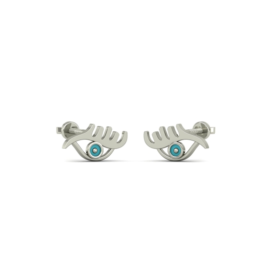 14k/18k Aurelia Evil Eye Earrings